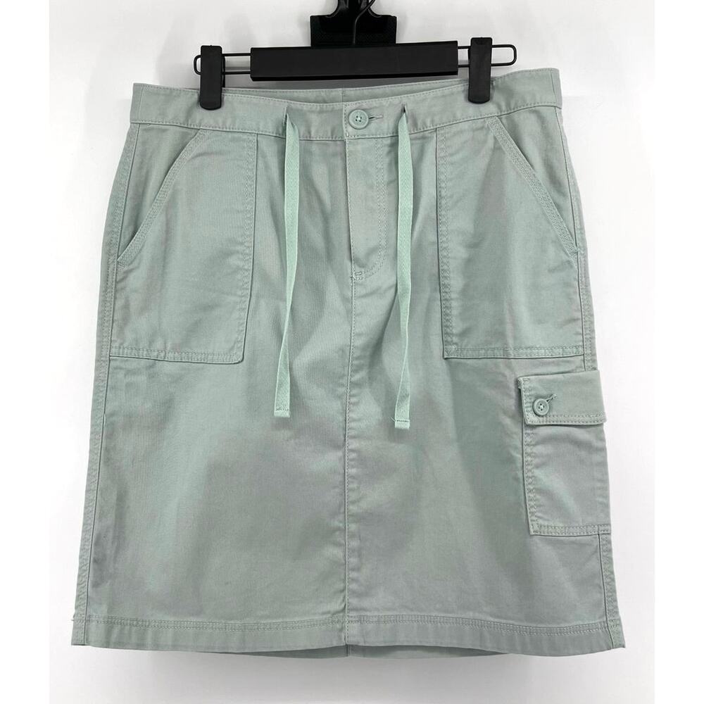 L.L. Bean Cargo Skirt Favorite Fit Drawstring Women's Size 6